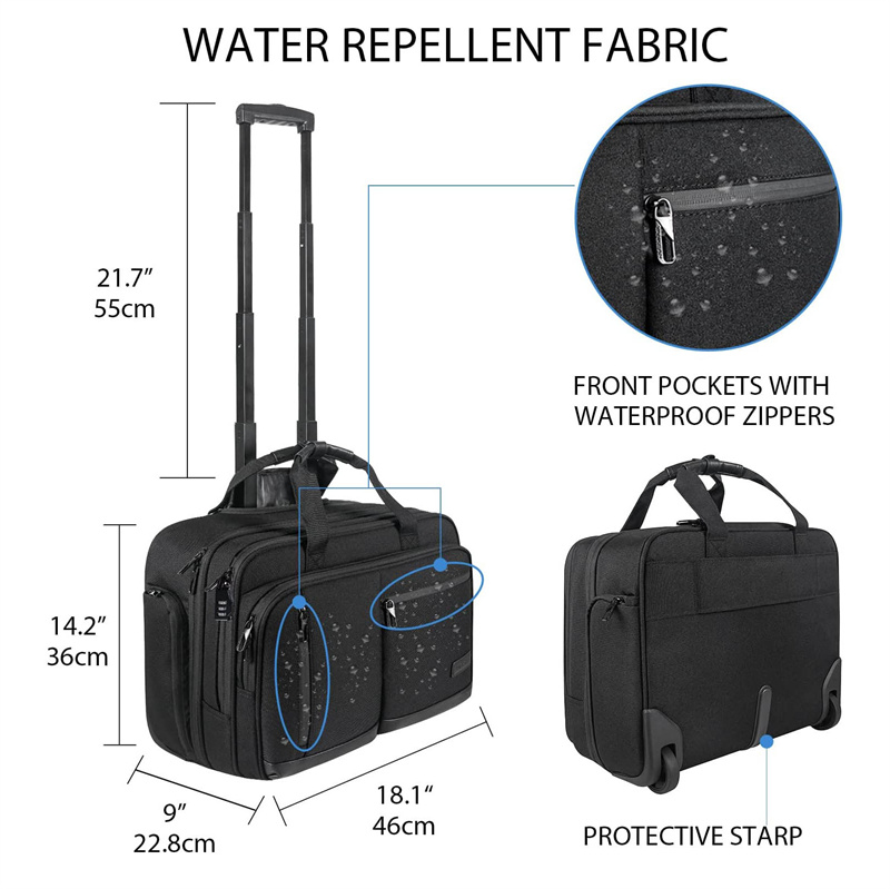 Laptop Carrying Case with Wheels