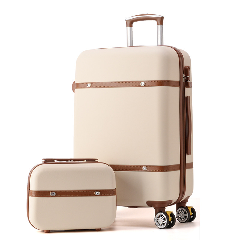 Beige Suitcase Set