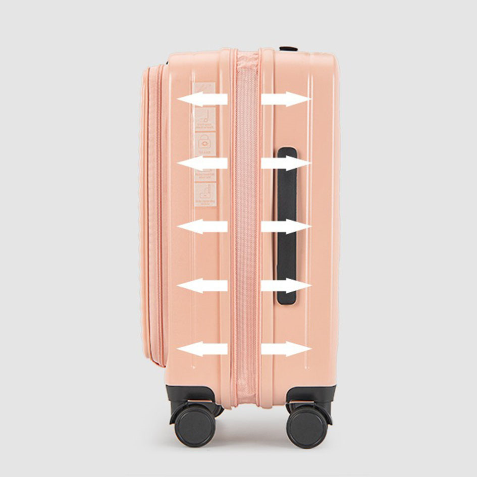 custom luggage with 360°wheels