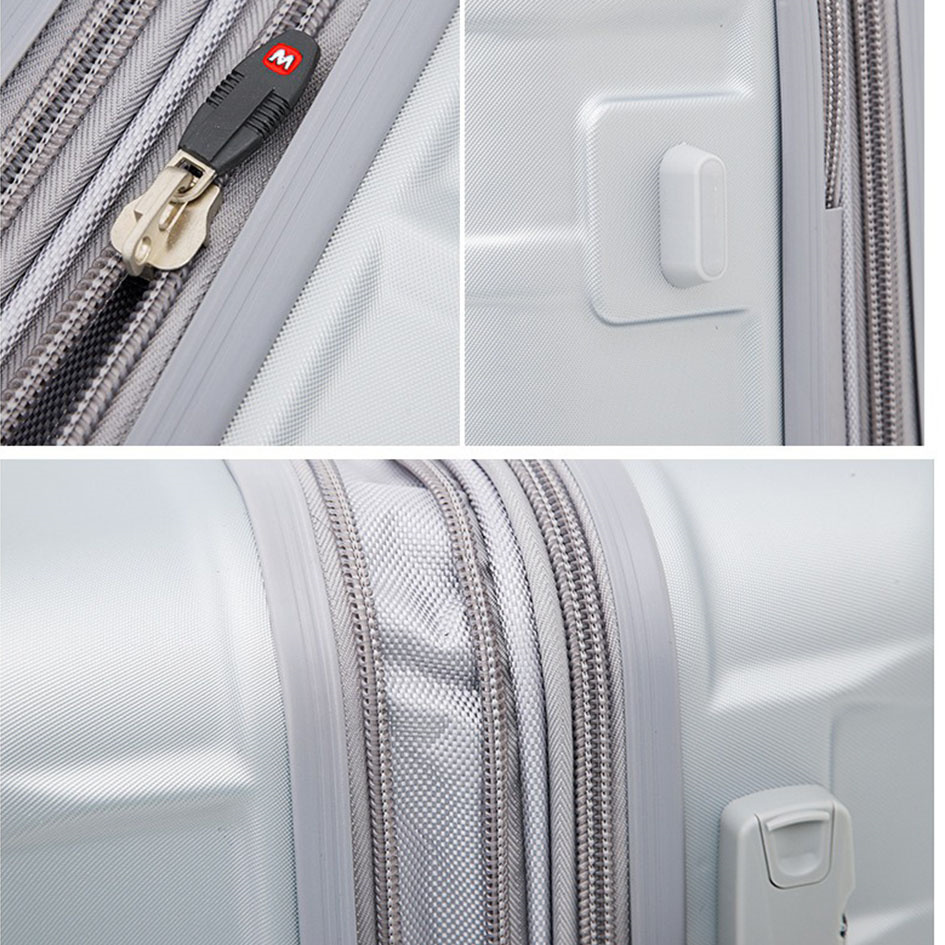 luxury 3-piece hard shell luggage